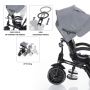 ZOPA-41443 Tricicleta 6 moduri de utilizare Citi Trike Foggy Grey