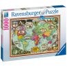 Puzzle Harta Lumii, 1000 Piese