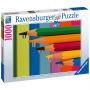 Puzzle Creioane Colorate, 1000 Piese