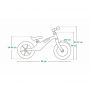 Lionelo - Bicicleta fara pedale, cu cadru din magneziu, Bart Tour, 12 \'\', Grey Stone