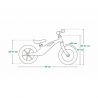Lionelo - Bicicleta fara pedale, cu cadru din magneziu, Bart Tour, 12 \'\', Grey Stone