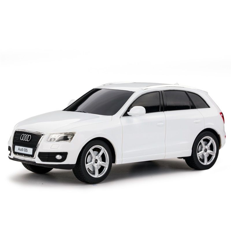 Rastar masina cu telecomanda audi q5 alb cu scara 1 la 24 Rastar masina cu telecomanda audi q5 alb cu scara 1 la 24