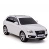 Rastar masina cu telecomanda audi q5 alb cu scara 1 la 24