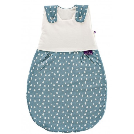 Traeumeland sac de dormit drops ocean blue - 80/86 cm