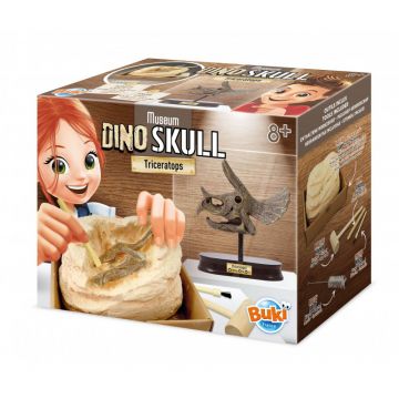 BUKI France Kit de sapat - Craniu Triceratops de muzeu