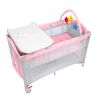 Juju Patut pliant 2 nivele Juju Sleepy Baby, Hunny Bunny