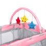 Juju Patut pliant 2 nivele Juju Sleepy Baby, Hunny Bunny