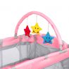 Juju Patut pliant 2 nivele Juju Sleepy Baby, Hunny Bunny