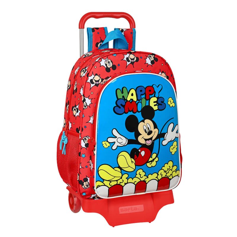 Ghiozdan cu troler scoala Mickey Mouse Ghiozdan cu troler scoala Mickey Mouse