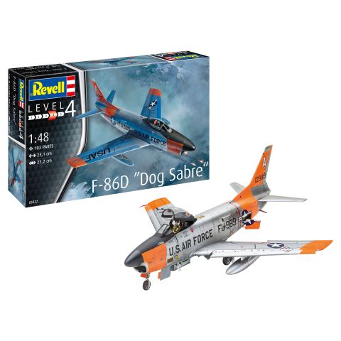 Revell macheta avion F-86D Dog Sabre