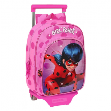 Safta Ghiozdan Clasa 0 cu troler Ladybug