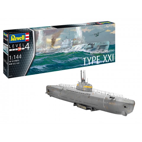 Revell macheta submarin german Type XXI