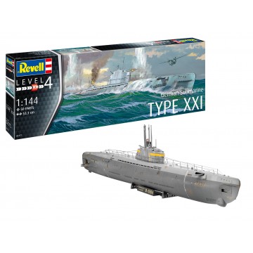 Revell macheta submarin german Type XXI