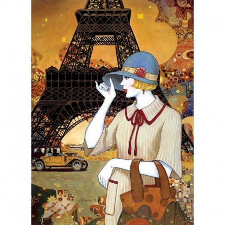 Eurographics Puzzle 1000 piese Paris Adventure-Helena Lam (mic)