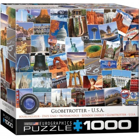 Eurographics Puzzle 1000 piese Globetrotter USA