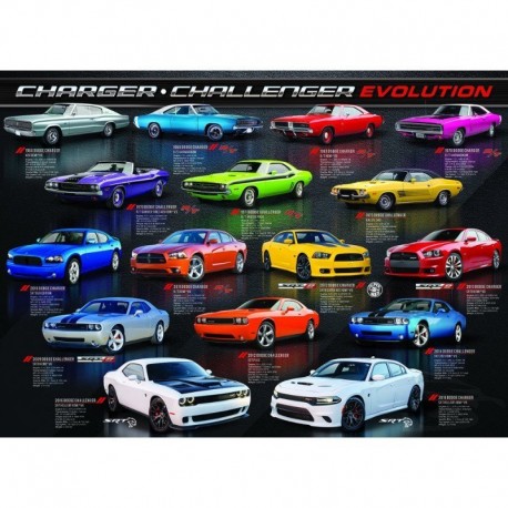 Eurographics Puzzle 1000 piese Dodge Charger Challenger Evolution