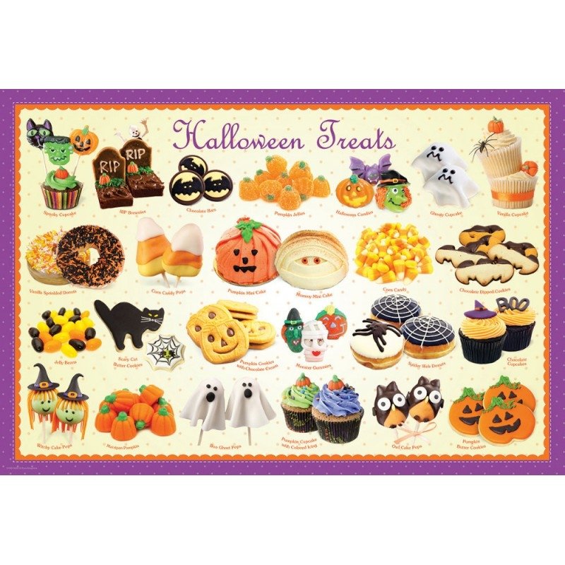 Puzzle 100 piese Halloween Treats