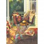 ArtPuzzle Puzzle 1000 piese - din lemn Summer Shade-SANDY LYNAM CLOUGH
