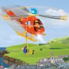 Simba Elicopter electric  Fireman Sam Wallaby cu figurina Tom