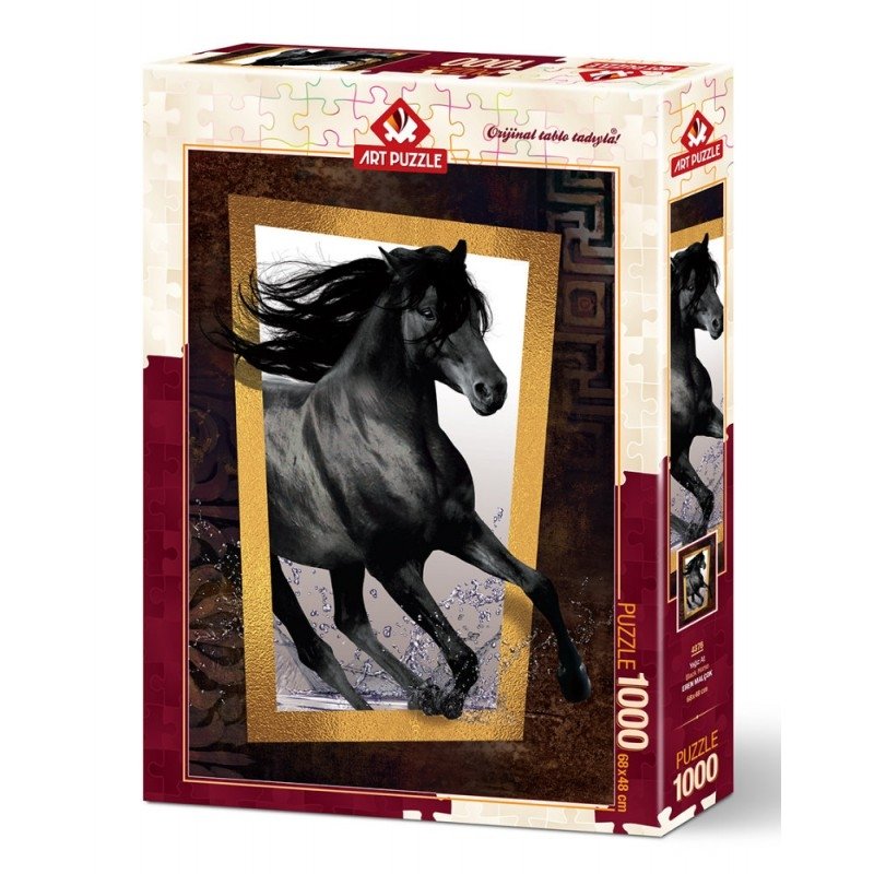 AerPuzzle Puzzle 1000 piese - BLACK HORSE AerPuzzle Puzzle 1000 piese - BLACK HORSE