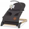 Lionelo - Fotoliu balansoar June, Cu arcada cu jucarii, Ergonomic, Balansare manuala, Pliabil, 0 luni+, Gri