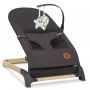 Lionelo - Fotoliu balansoar June, Cu arcada cu jucarii, Ergonomic, Balansare manuala, Pliabil, 0 luni+, Gri