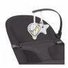 Lionelo - Fotoliu balansoar June, Cu arcada cu jucarii, Ergonomic, Balansare manuala, Pliabil, 0 luni+, Gri