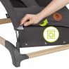 Lionelo - Fotoliu balansoar June, Cu arcada cu jucarii, Ergonomic, Balansare manuala, Pliabil, 0 luni+, Gri