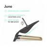 Lionelo - Fotoliu balansoar June, Cu arcada cu jucarii, Ergonomic, Balansare manuala, Pliabil, 0 luni+, Gri
