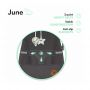 Lionelo - Fotoliu balansoar June, Cu arcada cu jucarii, Ergonomic, Balansare manuala, Pliabil, 0 luni+, Gri