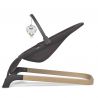 Lionelo - Fotoliu balansoar June, Cu arcada cu jucarii, Ergonomic, Balansare manuala, Pliabil, 0 luni+, Gri
