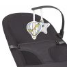 Lionelo - Fotoliu balansoar June, Cu arcada cu jucarii, Ergonomic, Balansare manuala, Pliabil, 0 luni+, Gri