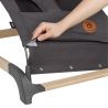 Lionelo - Fotoliu balansoar June, Cu arcada cu jucarii, Ergonomic, Balansare manuala, Pliabil, 0 luni+, Gri