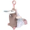 Smoby Valiza multifunctionala pentru papusi  Baby Nurse 3 in 1 maro