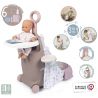 Smoby Valiza multifunctionala pentru papusi  Baby Nurse 3 in 1 maro