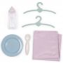 Smoby Valiza multifunctionala pentru papusi  Baby Nurse 3 in 1 maro