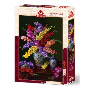ArtPuzzle Puzzle 1000 piese - FLOWER AND COLORS