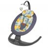 Lionelo - Balansoar si sezlong copii, Ralf, 2 in 1, Electric, Cu telecomanda si cablu USB, Cu miscare laterala de balansare si 5