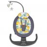 Lionelo - Balansoar si sezlong copii, Ralf, 2 in 1, Electric, Cu telecomanda si cablu USB, Cu miscare laterala de balansare si 5