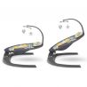 Lionelo - Balansoar si sezlong copii, Ralf, 2 in 1, Electric, Cu telecomanda si cablu USB, Cu miscare laterala de balansare si 5