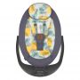 Lionelo - Balansoar si sezlong copii, Ralf, 2 in 1, Electric, Cu telecomanda si cablu USB, Cu miscare laterala de balansare si 5