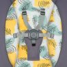 Lionelo - Balansoar si sezlong copii, Ralf, 2 in 1, Electric, Cu telecomanda si cablu USB, Cu miscare laterala de balansare si 5