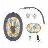Lionelo - Balansoar si sezlong copii, Ralf, 2 in 1, Electric, Cu telecomanda si cablu USB, Cu miscare laterala de balansare si 5