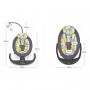 Lionelo - Balansoar si sezlong copii, Ralf, 2 in 1, Electric, Cu telecomanda si cablu USB, Cu miscare laterala de balansare si 5