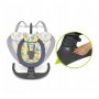 Lionelo - Balansoar si sezlong copii, Ralf, 2 in 1, Electric, Cu telecomanda si cablu USB, Cu miscare laterala de balansare si 5