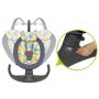 Lionelo - Balansoar si sezlong copii, Ralf, 2 in 1, Electric, Cu telecomanda si cablu USB, Cu miscare laterala de balansare si 5