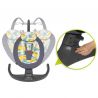 Lionelo - Balansoar si sezlong copii, Ralf, 2 in 1, Electric, Cu telecomanda si cablu USB, Cu miscare laterala de balansare si 5