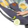 Lionelo - Balansoar si sezlong copii, Ralf, 2 in 1, Electric, Cu telecomanda si cablu USB, Cu miscare laterala de balansare si 5