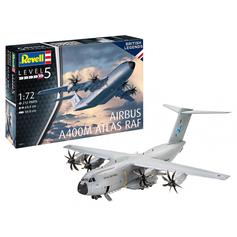 Revell Set de constructie avion Airbus A400M Atlas 'RAF' Revell Set de constructie avion Airbus A400M Atlas 'RAF'