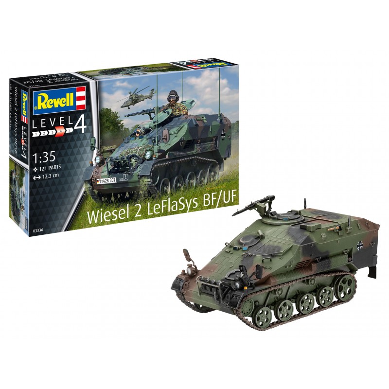 Revell Set de constructie tanc Wiesel 2 LeFla Sys BF/UF Revell Set de constructie tanc Wiesel 2 LeFla Sys BF/UF